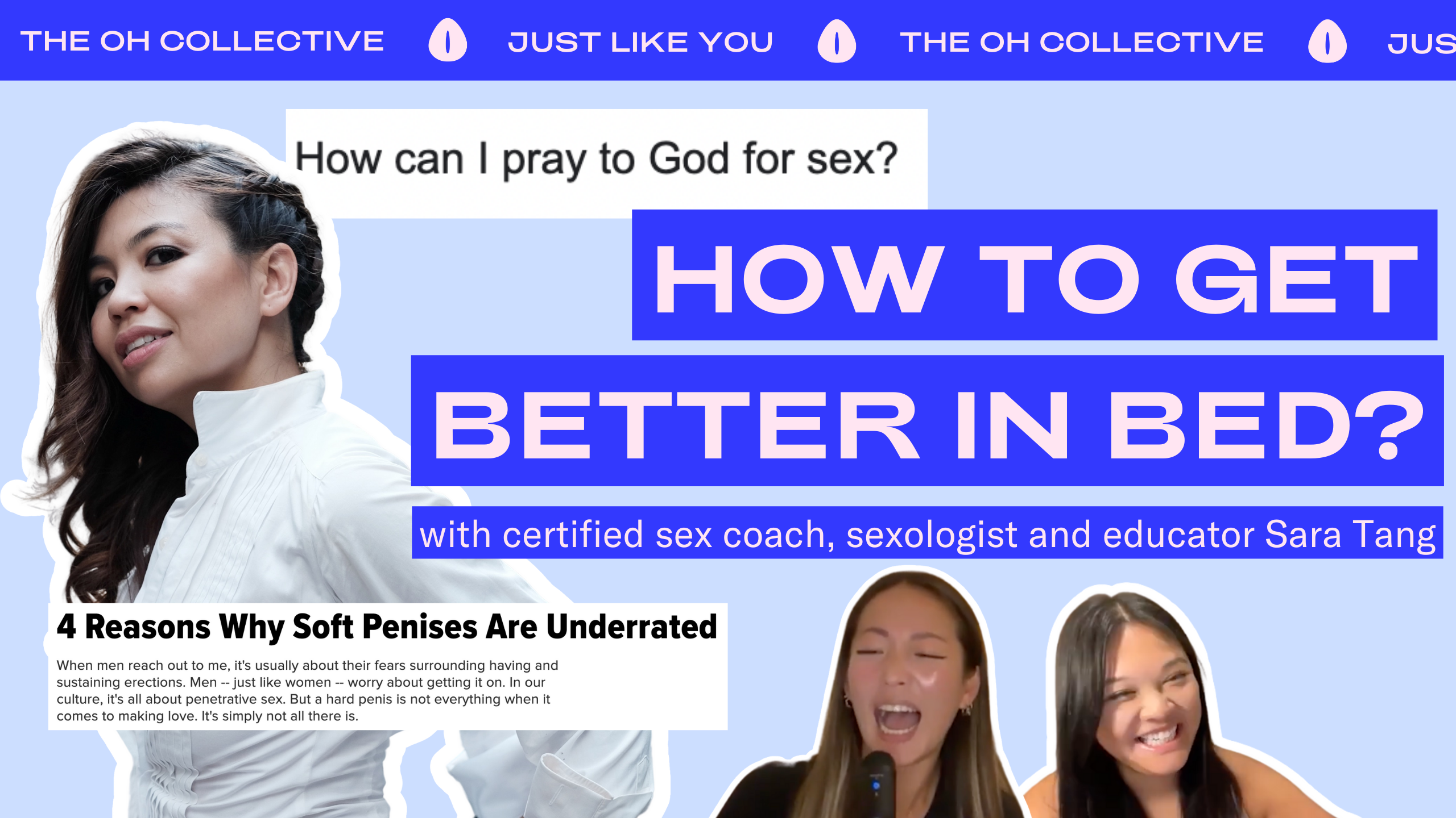 JustLikeYou: How to improve your sex life with certified sexologist a – The  Oh Collective