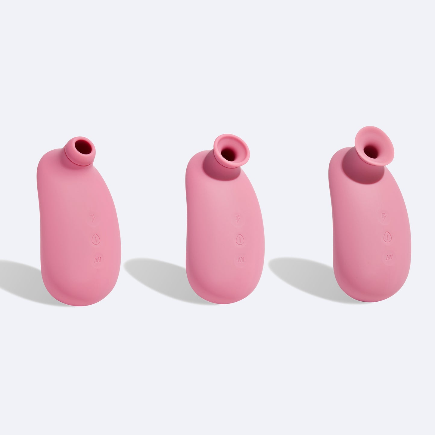 ~*~Colour~*~Cashmere Rose---~*~Kleur~*~Euforisch Roze---~*~Caption~*~Our CHI Air Suction Vibrator comes with 3 interchangeable suction heads---