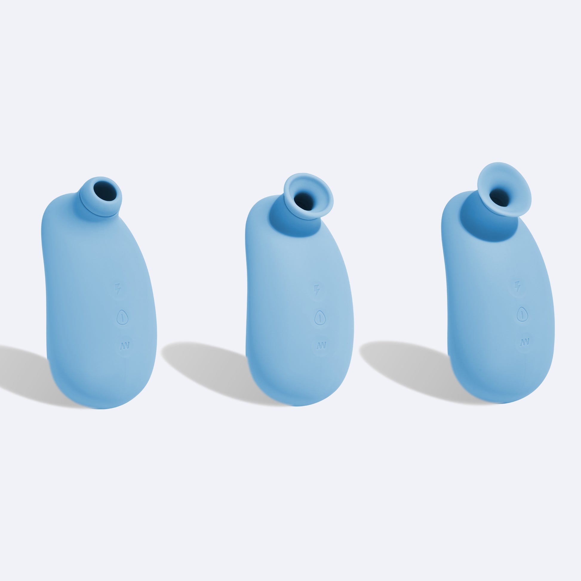 Our CHI Air Suction Vibrator comes with 3 interchangeable suction heads
