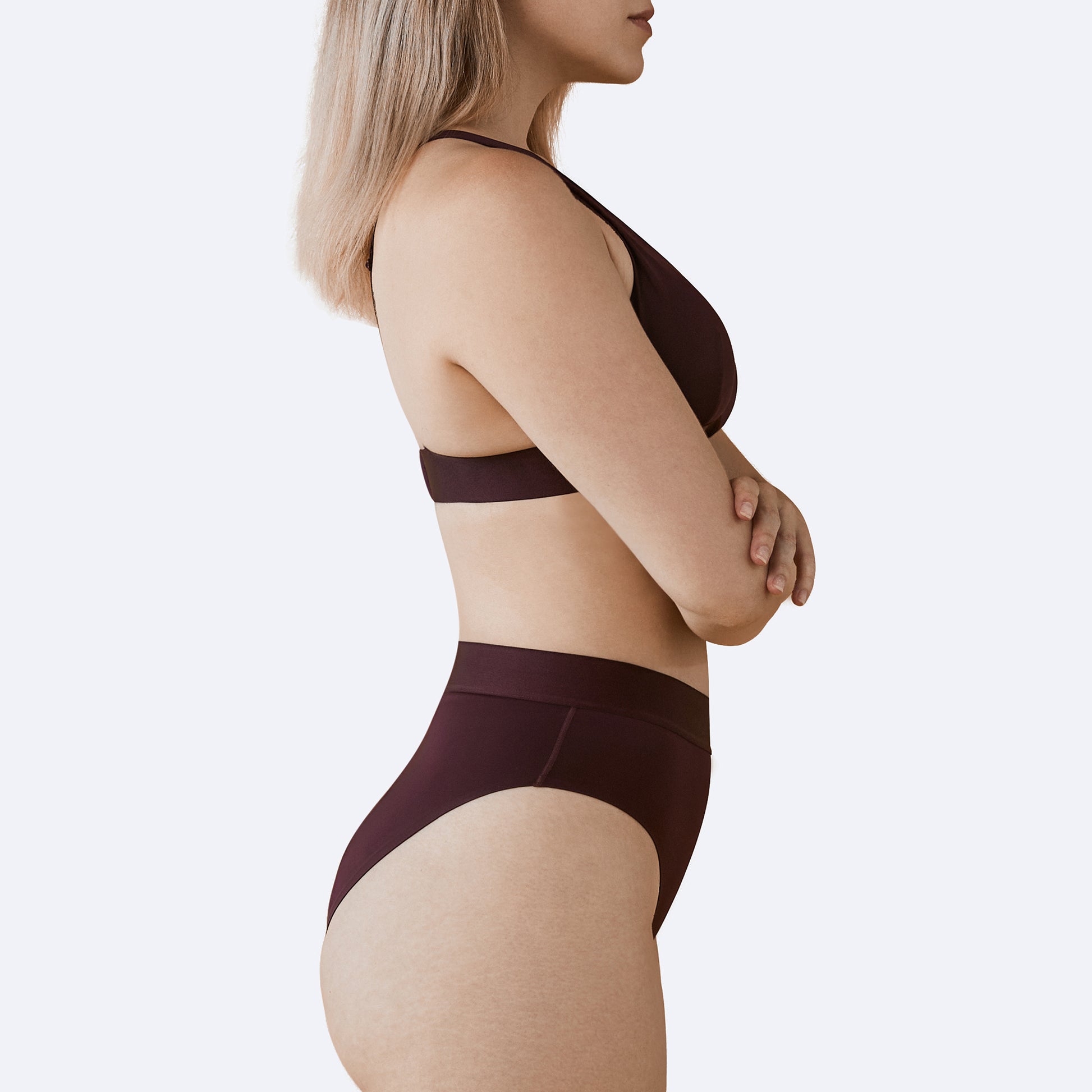 Lua wears our Flo Getter Period Underwear in size M