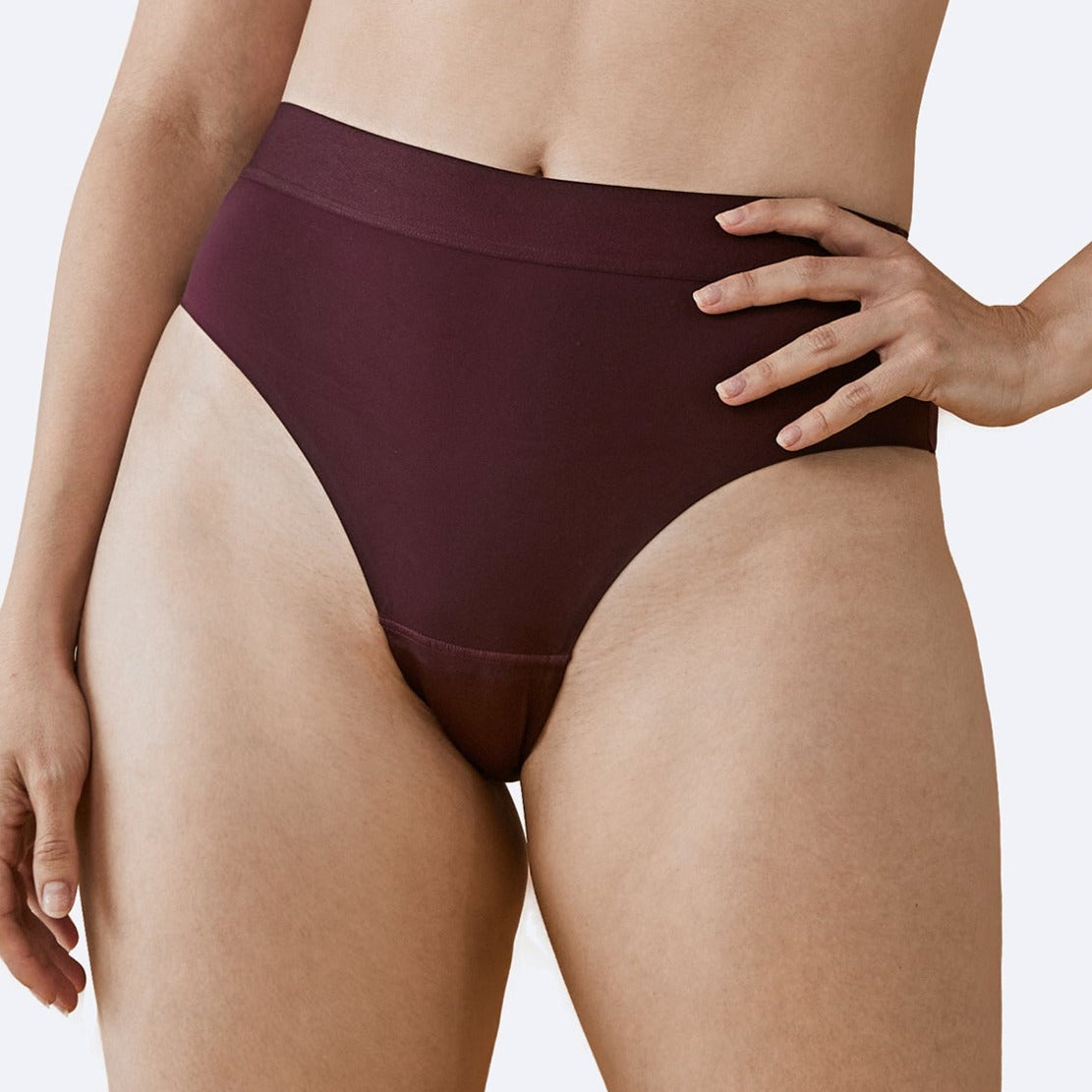 ~*~Colour~*~Berry---~*~Kleur~*~Donkerrood---~*~Caption~*~Lua wears our Flo Getter Period Underwear in size M---