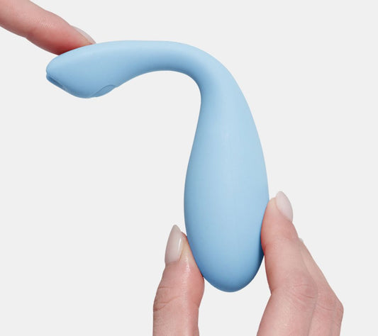 KIT - bendable coral blue vibrator