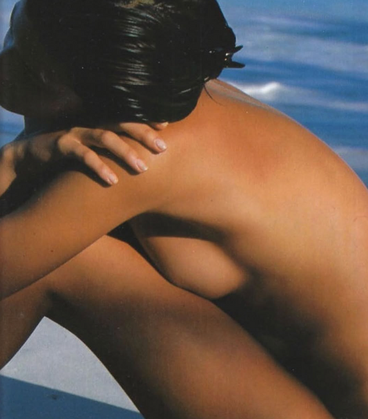 A girl enjoying vacation after eating a sex bonbon