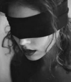blindfolded girl - BDSM scene 