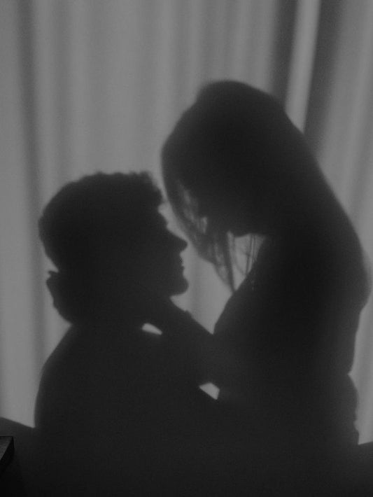 Couple having an intimate moment 