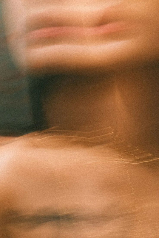 Girl enjoying the moment after eating a sex bonbon alone 