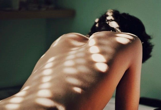 A girl enjoying the moment after eating a sex bonbon