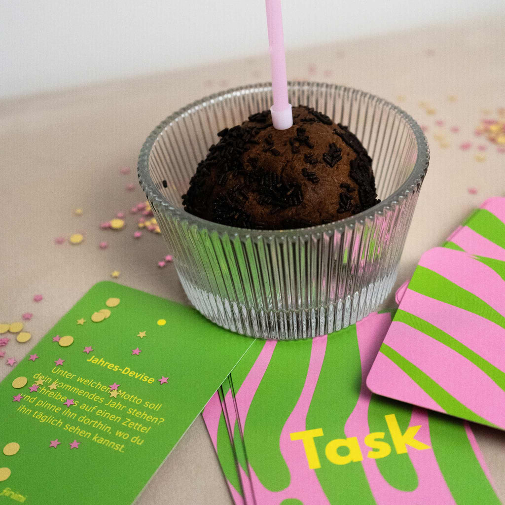 Birthday Cards lifestyle image with cake