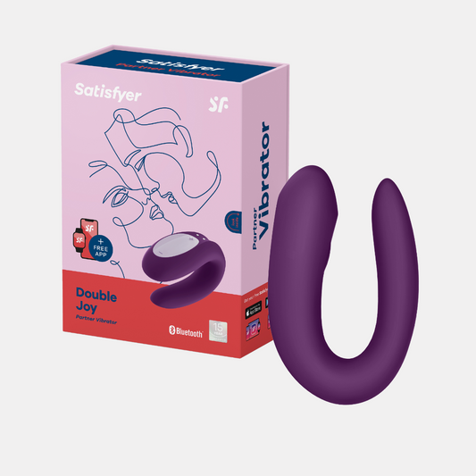 Satisfyer - Double Joy Couples Vibrator Purple