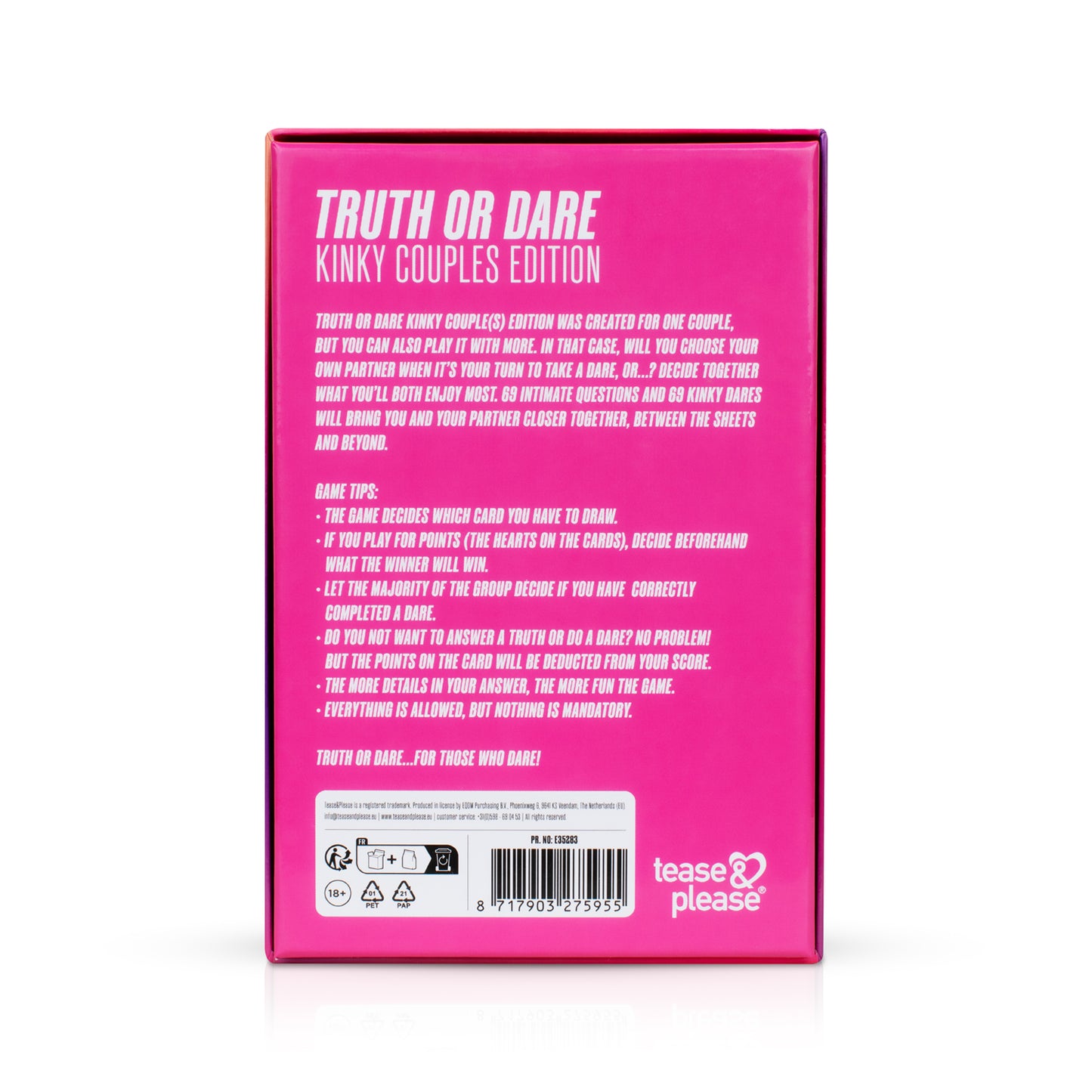 Tease & Please Truth or Dare Kinky Cards