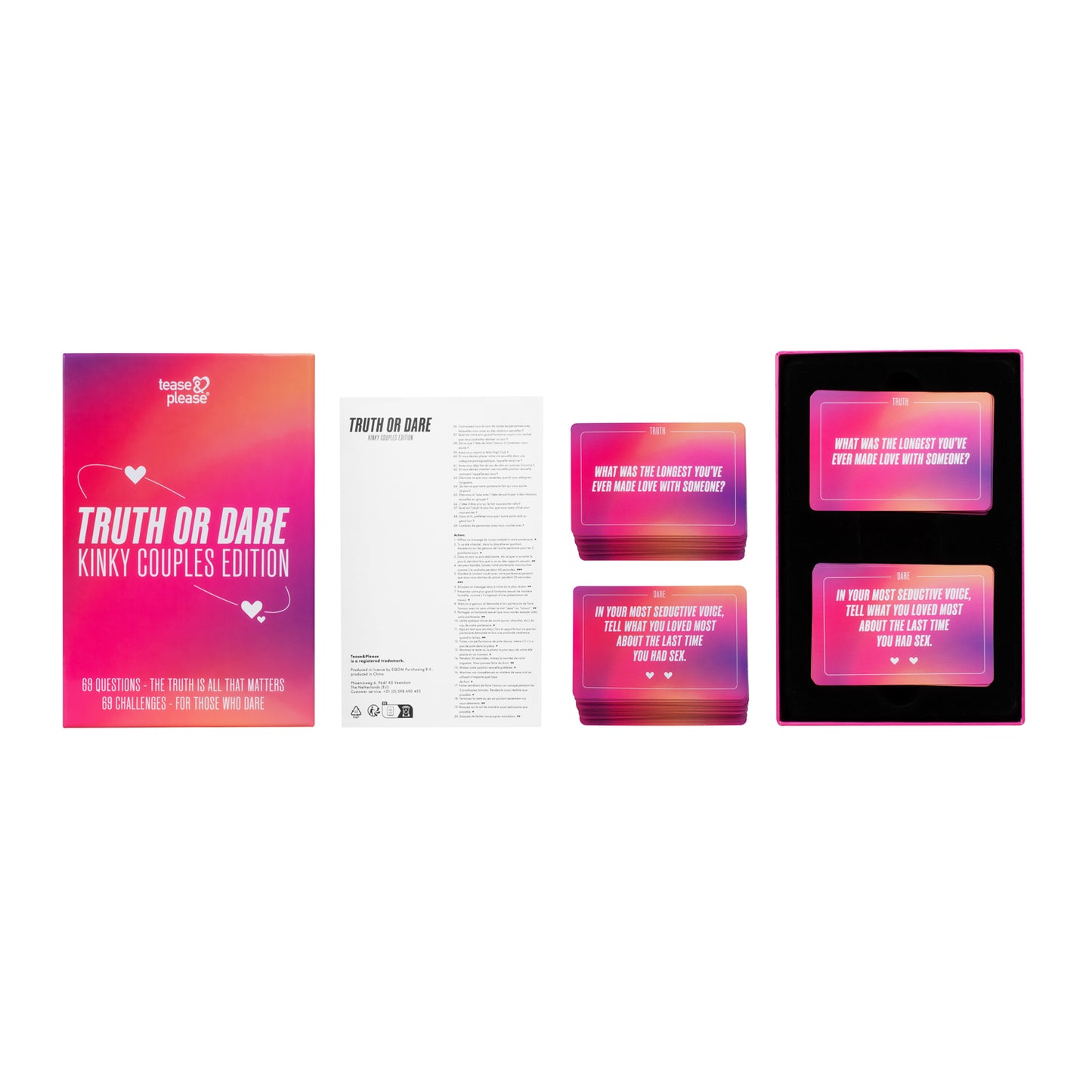 Tease & Please Truth or Dare Kinky Cards