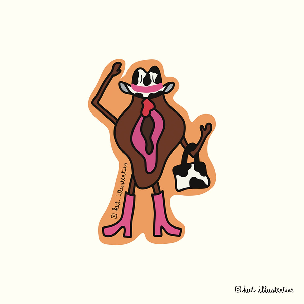 KUT STICKER - Cowboy Love