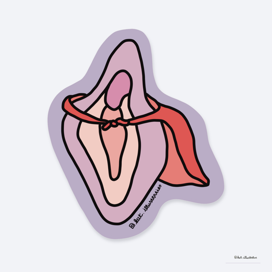 KUT STICKER - Super Kut on a pale grey background