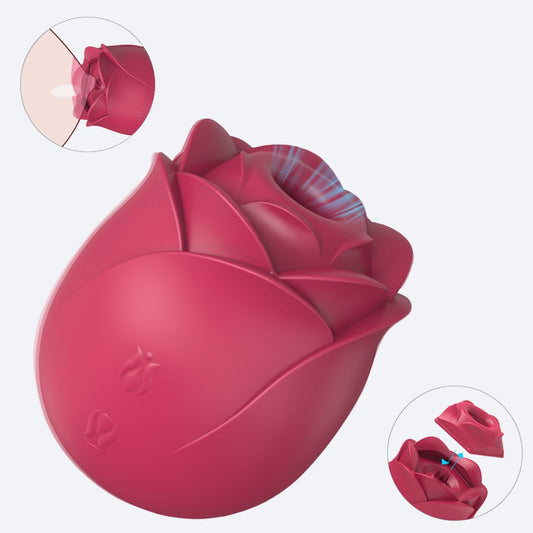 Rose Clitoral Suction Vibrator